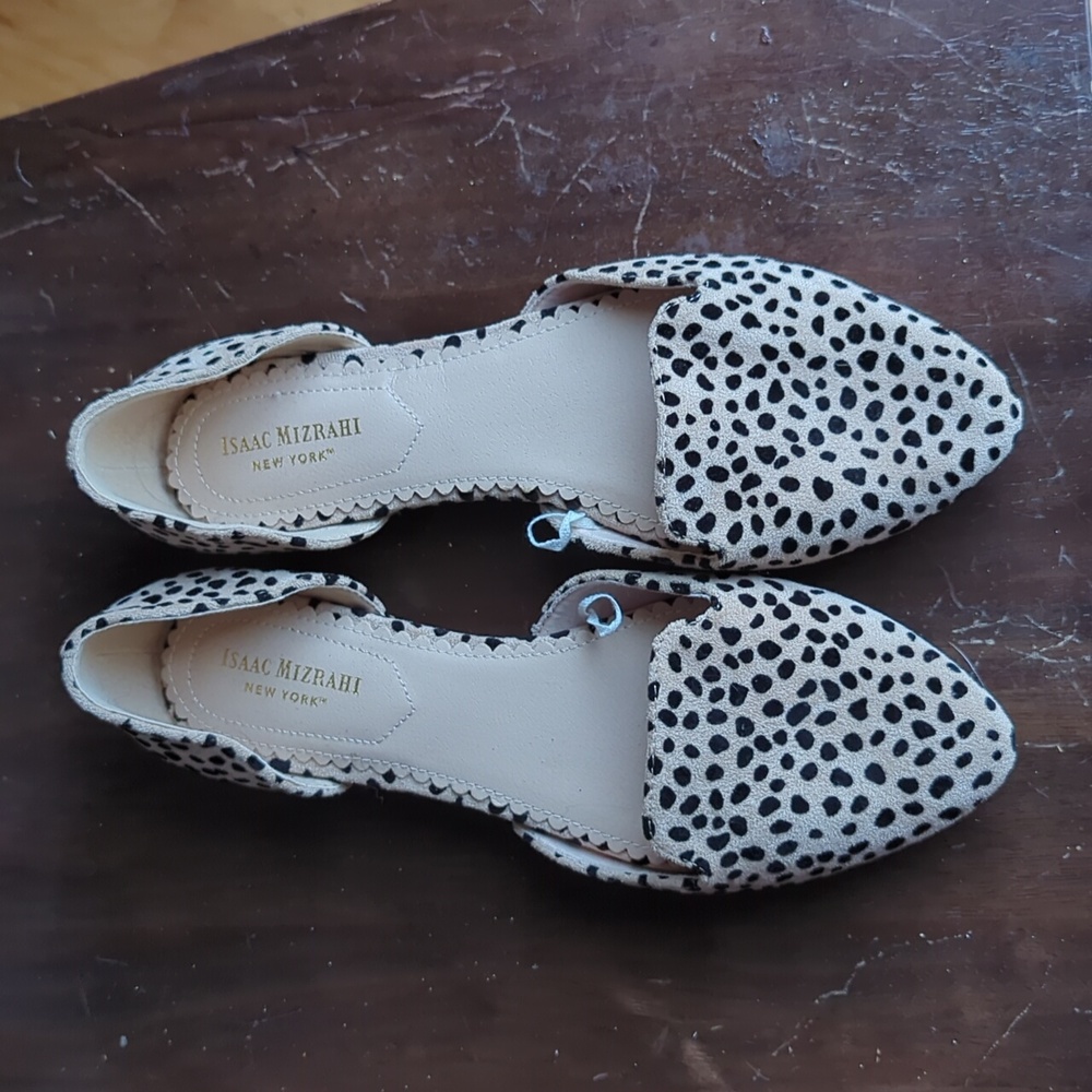 Isaac Mizrahi cheetah print flats